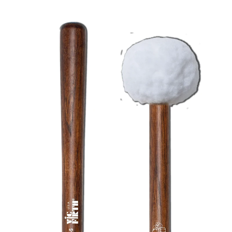 Vic FIrth - Corpsmaster® Series Bass Drum Mallet - MB1S - Small Head - Soft