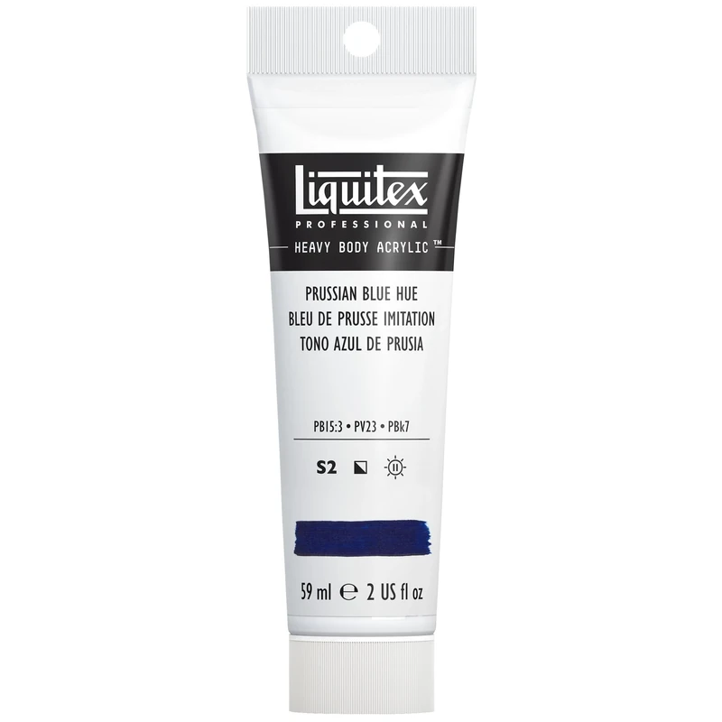 Liquitex Heavy Body Acrylic Paint - Prussian Blue Hue 59ml - Image 1