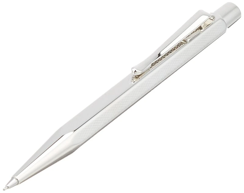 Caran d'Ache CD404.486 0.5 mm Ecridor XS"Retro" Silver Palladium Coated Mechanical Pencil - Image 1