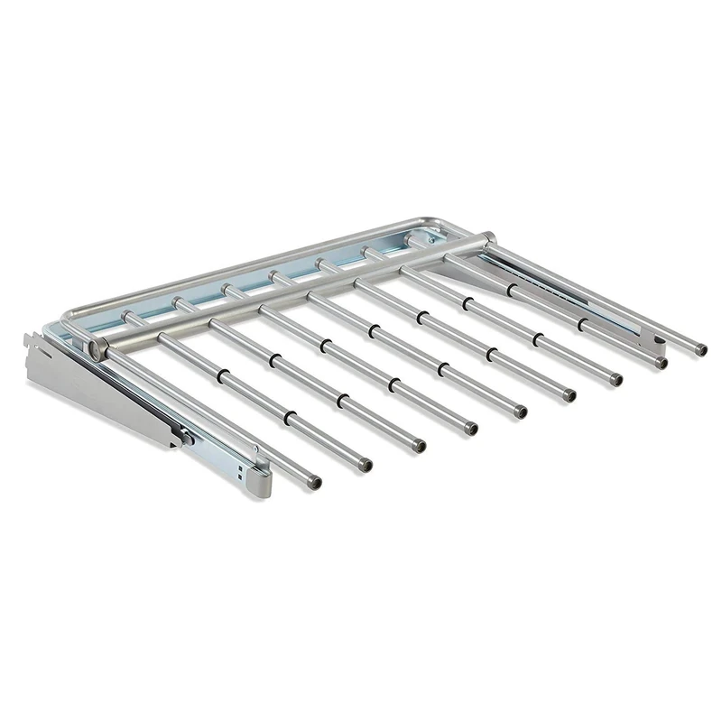 Rubbermaid Configurations Pants Rack, Titanium, Holds 7 Pairs of Pants, Non-Slip, Closet Organization and Storage