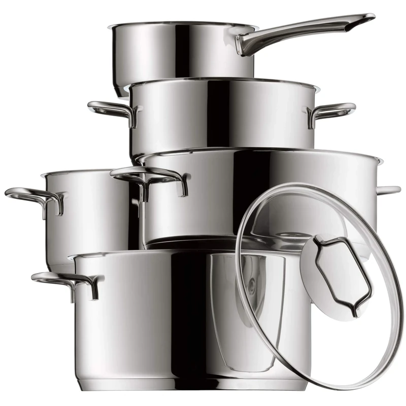 WMF Astoria Cromargan Pot Set, Silver, 5-Piece