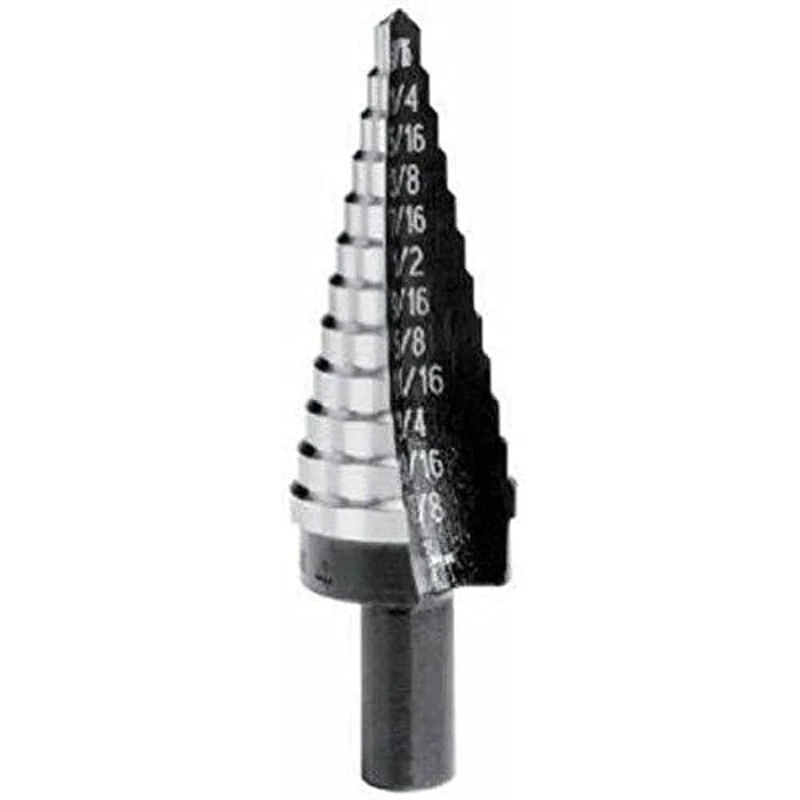 Irwin Tools IRWIN Unibit High-Speed Steel Fractional Self-Starting Step-Drill #5, 10235