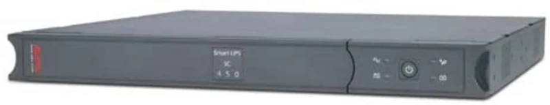APC Smart-UPS SC - Uninterruptible Power Supply 450VA Rackmount 1U, SC450RMI1U - Line Interactive, 4 Outlets IEC-C13, Shutdown Software