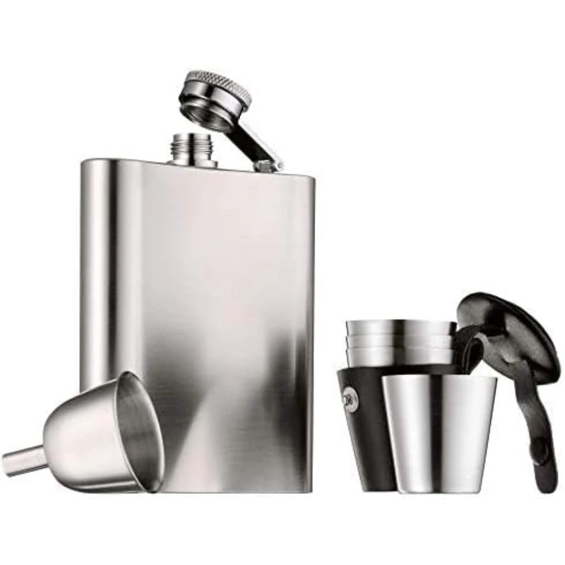 WMF Manhattan 0603529990 Hip Flask Set