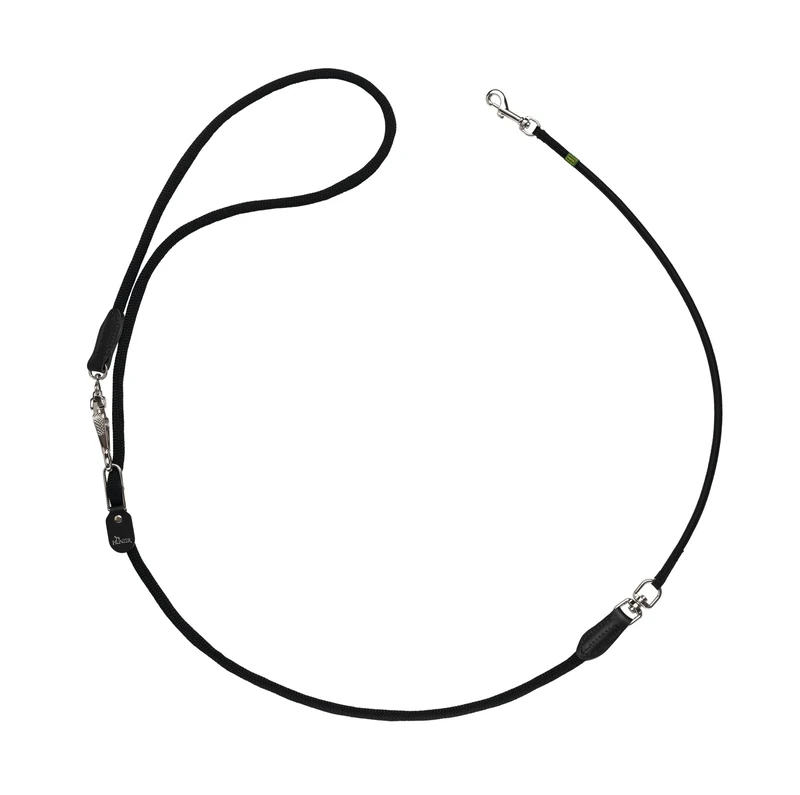 HUNTER Bicycle and Jogging Lead Rope, 10/170 x 250 cm, Medium, Black