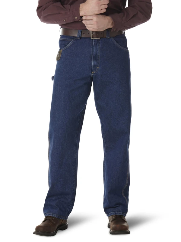 Wrangler Riggs Workwear Men's Workhorse Jean, Antique Indigo, 35W x 32L