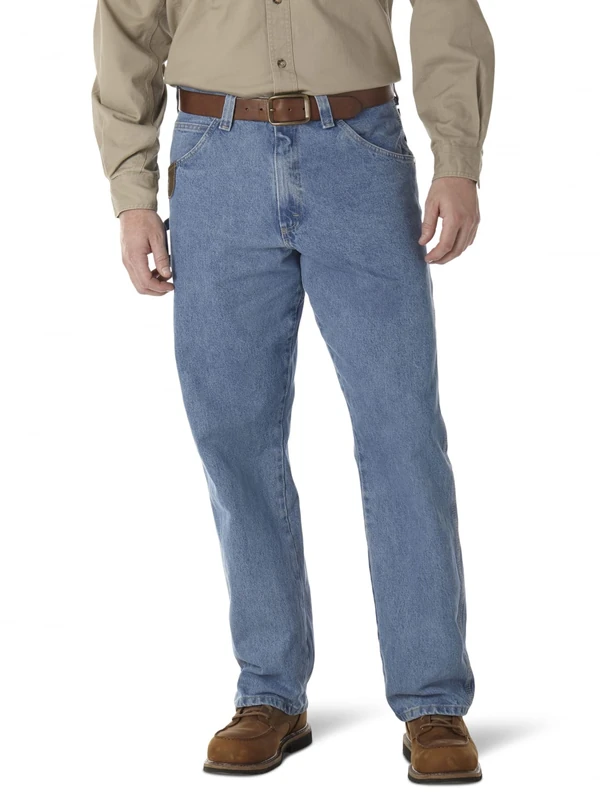 Wrangler Riggs Workwear by Men's Ripstop Carpenter Jean - Blue -