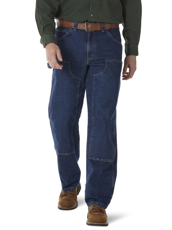 Wrangler Riggs Workwear Men's Utility Jean, Antique Indigo, 32W x 32L