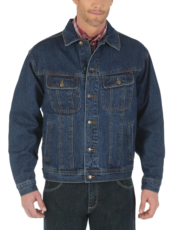Wrangler Men's Rjk30an denim jackets, Antique Indigo, XL UK