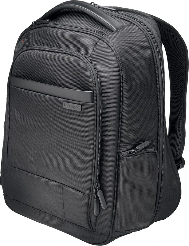 Kensington Contour Laptop Bag - 15.6 Inch Laptop Backpack for Men & Women, Ergonomic, Water Resistant and has SnugFit Protection System, Black (1500234) - Image 1