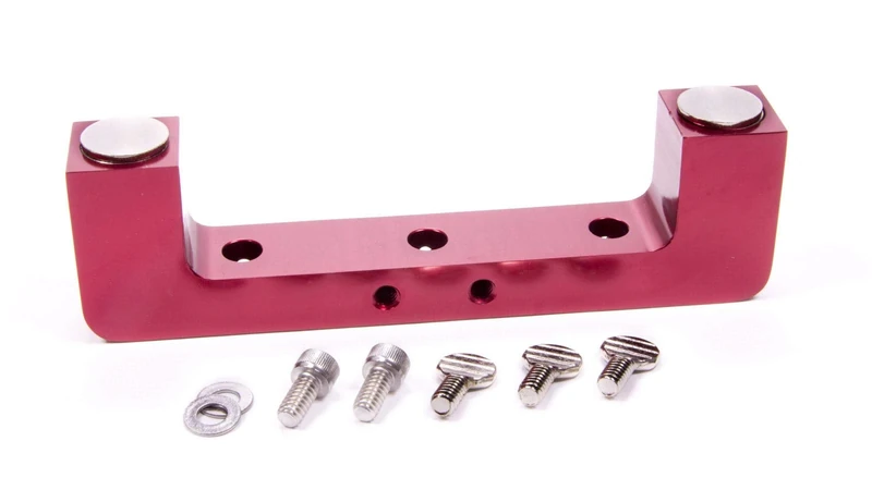 ProForm Deck Bridge, Magnetic, Up to 4-1/2 in Bores, Aluminum, Red Anodized, Each - Image 1