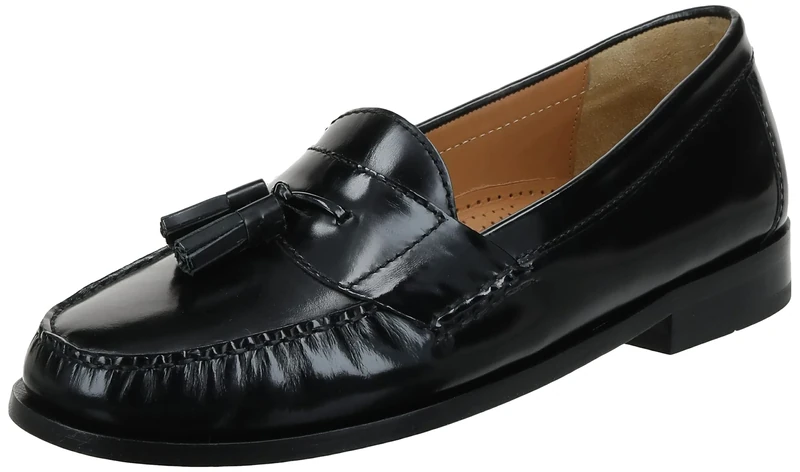 Cole Haan Men's Pinch Traditional Tassel Loafer in a Handsewn-on-The-Last Moccasin Construction, Black, 8 UK
