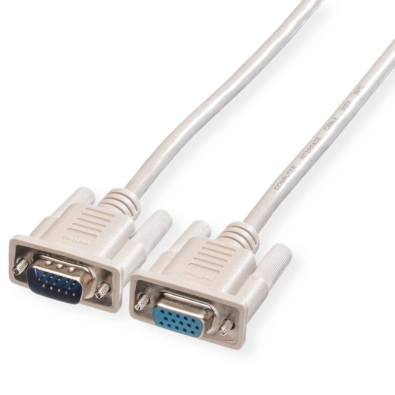 ROLINE Monitor Connection Cable HD15 ST/BU 10m