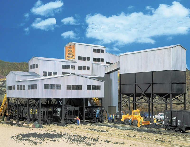 Walthers Cornerstone Series Kit HO Scale New River Mining Company & Accessories