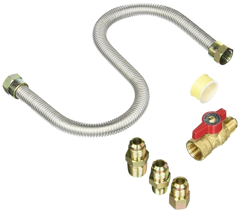 Mr. Heater F271239 Propane Connection kit, Stainless-Steel, Silver and Brass, S
