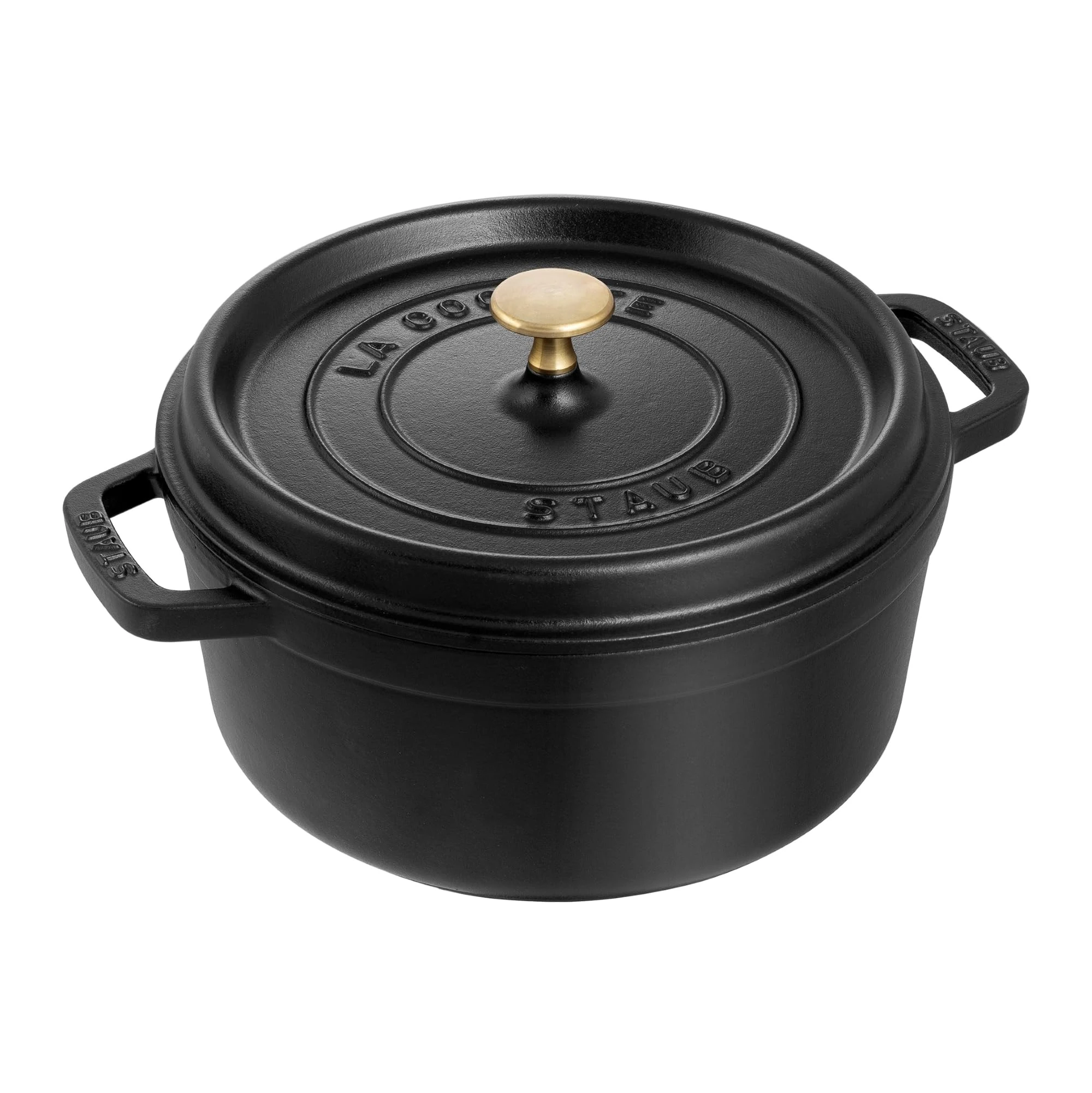 La Cocotte Round D. 24 Black Lt. 3,8 - New Classic by Staub