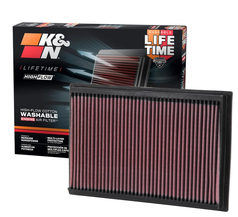 K&N Engine Air Filter: High Performance, Premium, Washable, Replacement Filter: Compatible with 1992-2011 Ford/Lincoln/Mercury V8 (Crown Victoria, Town Car, Grand Marquis), 33-2272