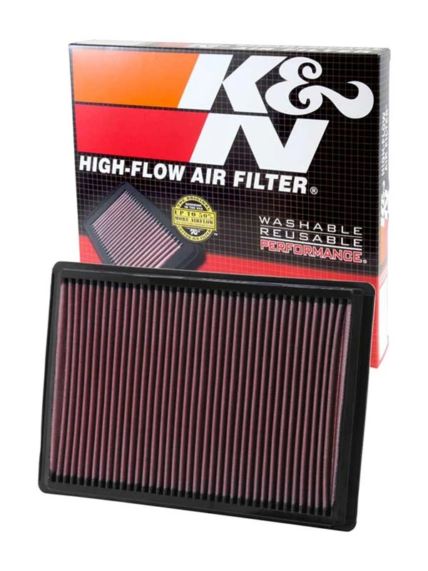 K&N Engine Air Filter: High Performance, Premium, Washable, Panel Filter: 2004-2010 (Challenger, Charger, Magnum, 300, 300C), 33-2295