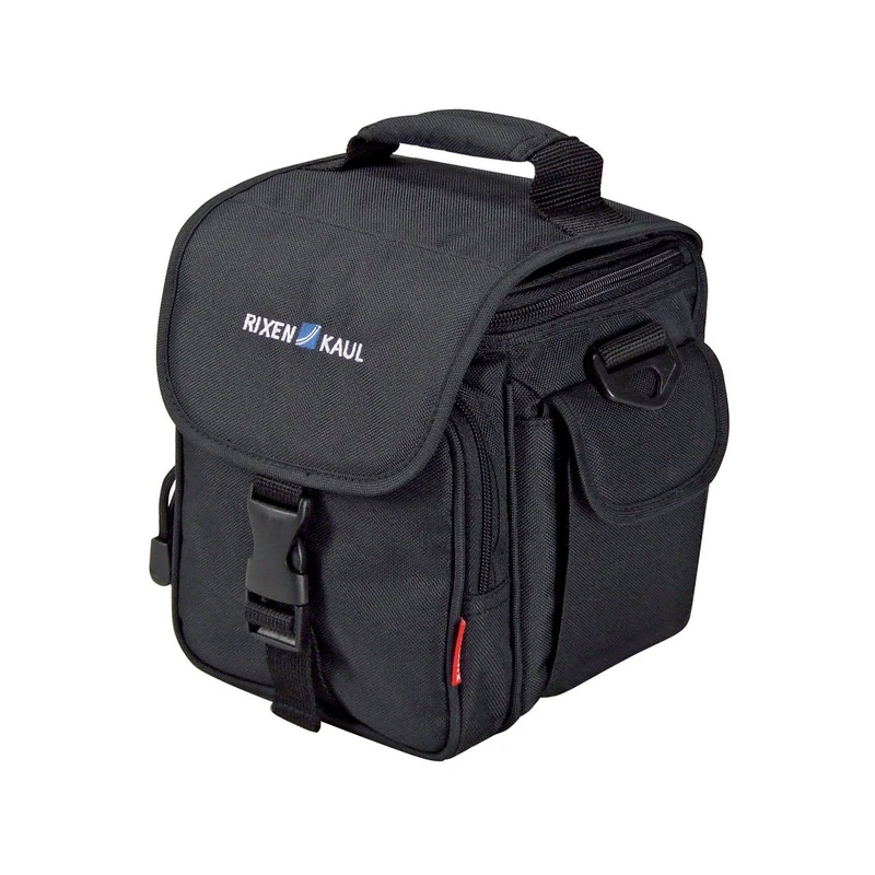 RIXENKAUL Rixen & Kaul Mini Allrounder Handlebar Bag - Black, 15 x 18 x 12 cm, 3.5 liters