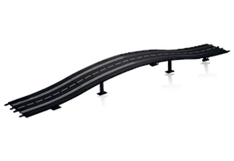Carrera 20020587 Digital 124 Crossing (4) Slot Car Track Accessory, multicoloured, 6.4 L X 49.6 H X 20.4 W (Cm)