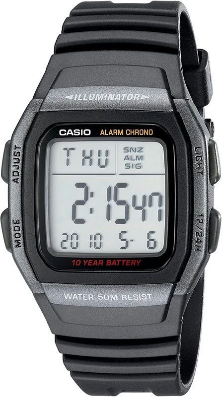 Casio Men's W96H-1BV Sport Digital Watch - 38mm, 50M Water Resistant