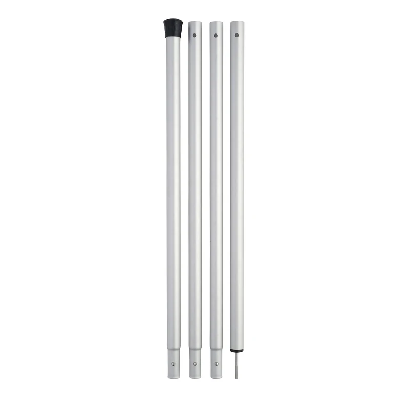 Snow Peak Aluminum Wing Pole, 280cm, Lightweight Japanese pole for tarps & shelters, Silver