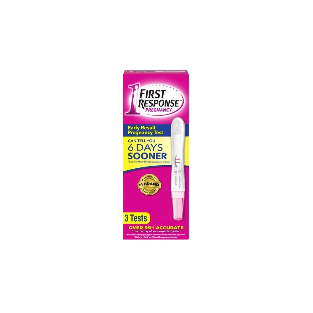 First Response Early Result Pregnancy Test, 3 Count(Pack of 1)(Packaging & Test Design May Vary)