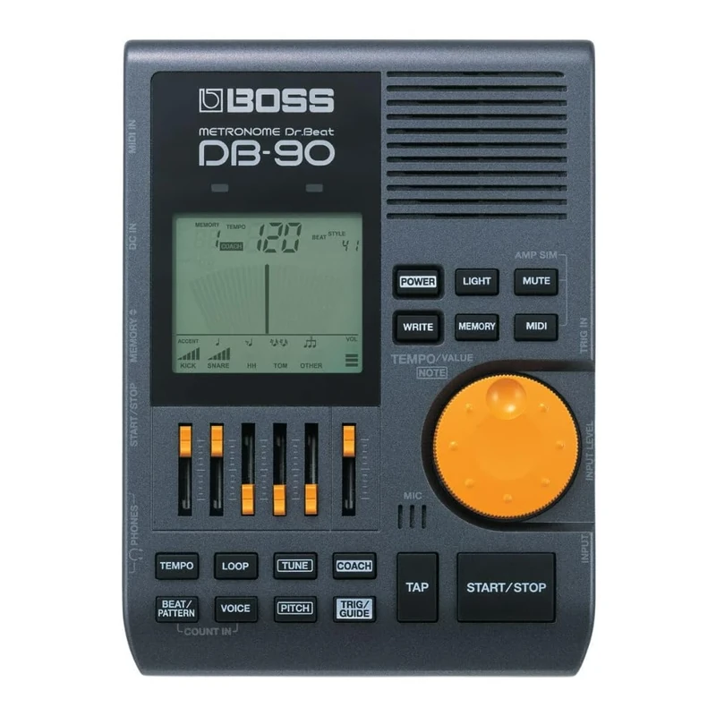 BOSS DB-90 Digital Metronome, Reference Tuning, 4 Metronome Sounds & Midi Input