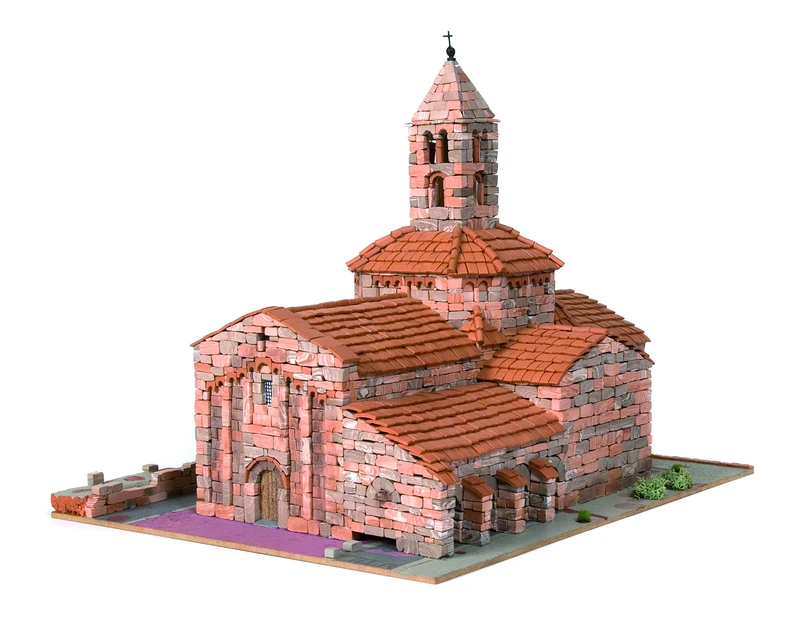Domus Kits 40802 Romanica 7 Sta. Maria D'Egara Church Model - Image 1