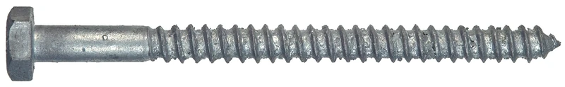 The Hillman Group 812080 Hot Dipped Galavanized Hex Lag Screw, 3/8 X 6-Inch, 50-Pack