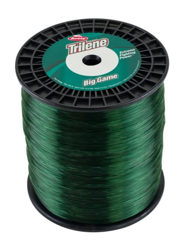 BERKLEY Trilene® Big Game™, Green, 40lb | 18.1kg, 1480yd | 1353m Monofilament Fishing Line, Suitable for Saltwater and Freshwater Environments