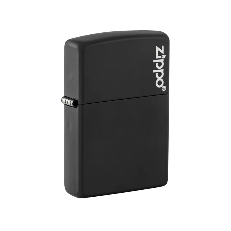 Zippo Windproof Lighter - Black Matte - Colour Image - Refillable - Reusable - Gift Box - Metal - Made in USA