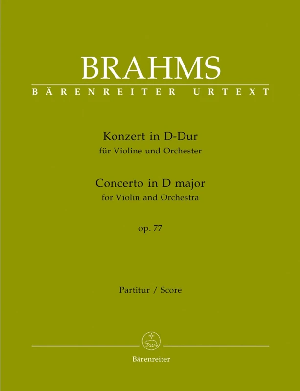 Concerto for Violin in D major Op.77 (Full Score)