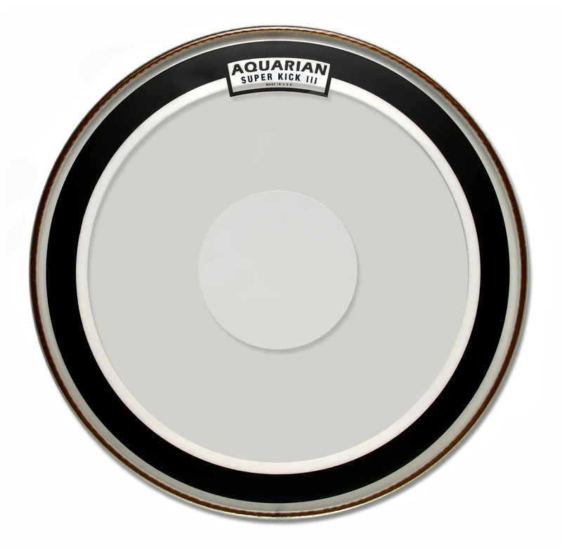 Aquarian SKII20 Superkick Series - 20 inch Drumhead Powerdot - 1 Ply - Clear