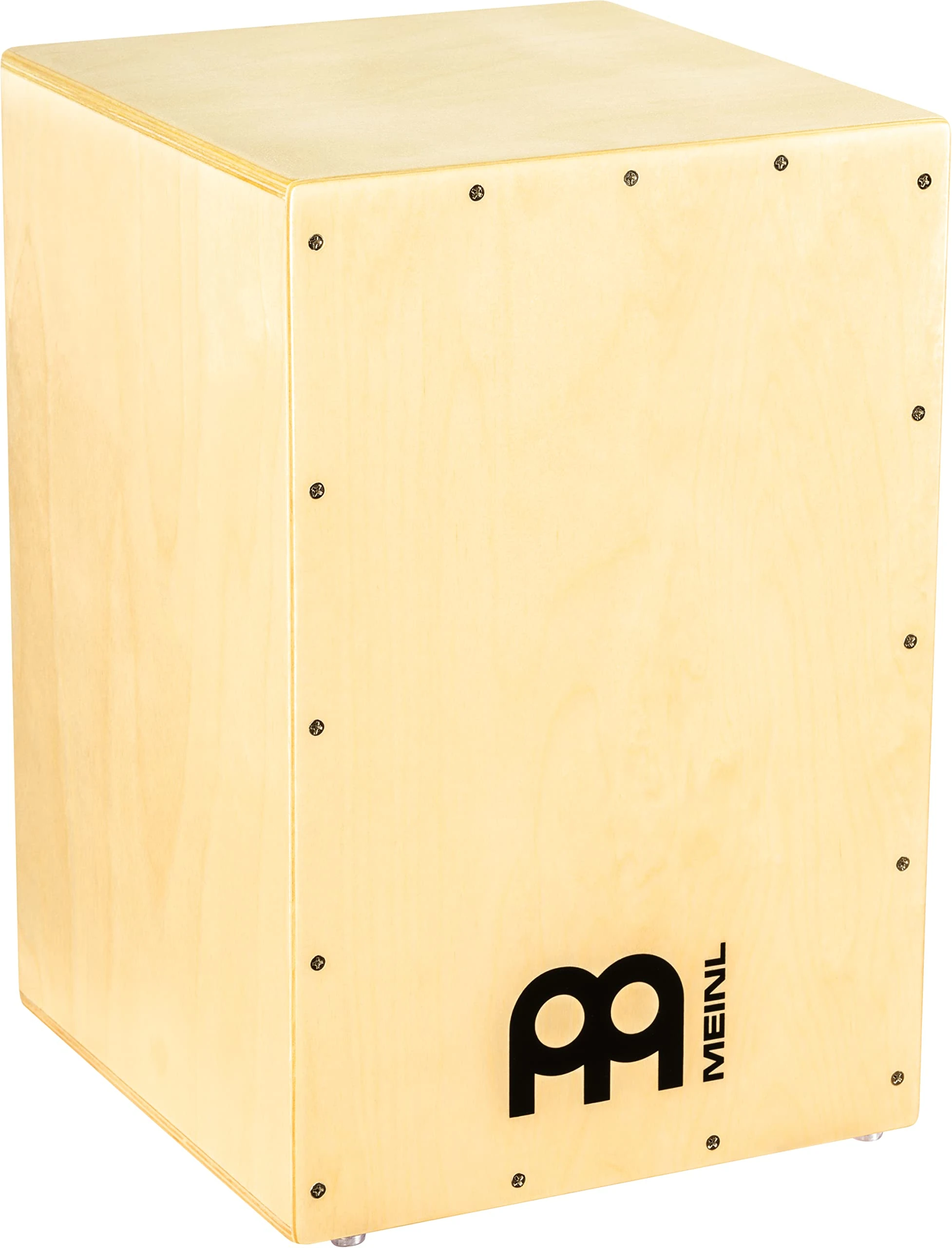 Meinl Percussion Headliner Cajon Instrument - Compact Drum Box with Snare and Bass Sound - Playing Surface Baltic Birch (HCAJ1NT)