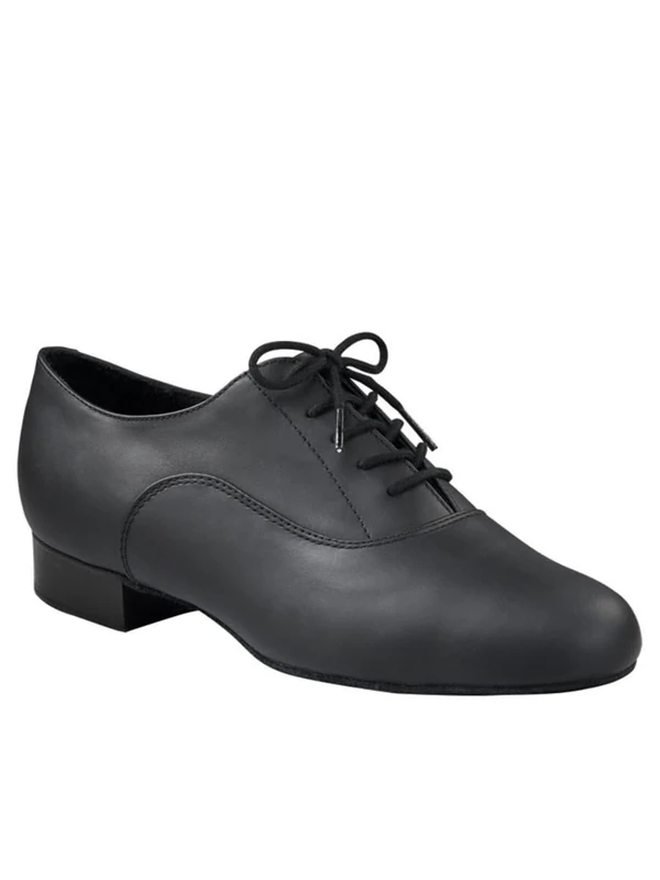 Capezio Men's Standard Oxford Ballroom Dance Shoes, Comfortable, Supportive, Professional Mens Character Dance Shoes for Latin, Ballroom, Jazz, Salsa, Tango, BR02, Black, Adult Size 8