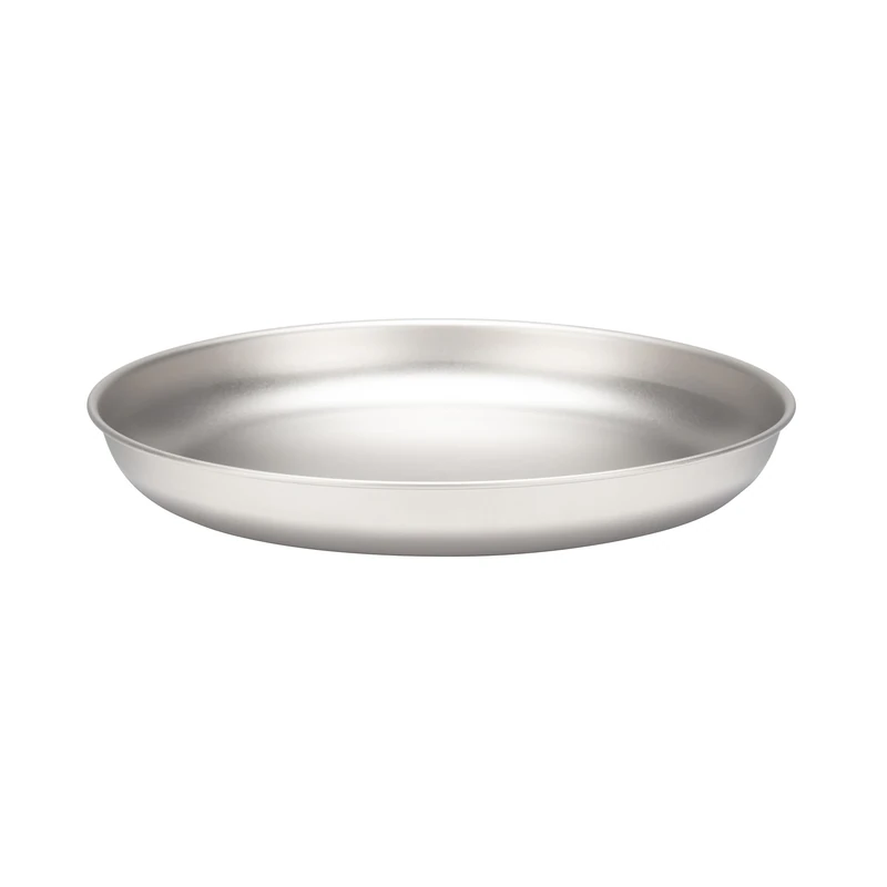Snow Peak Titanium Trek Plate, Ultralight for Backpacking, Camping, Hiking & Everyday Use - Image 1