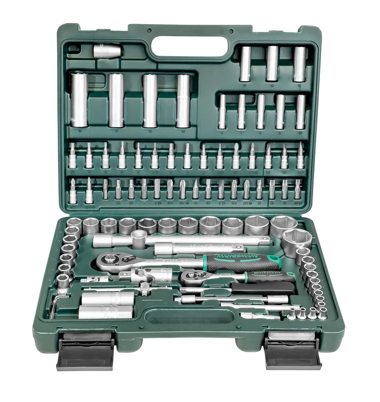 Mannesmann Socket Set Sockets and Bits in CV/Allround (94 Pieces)