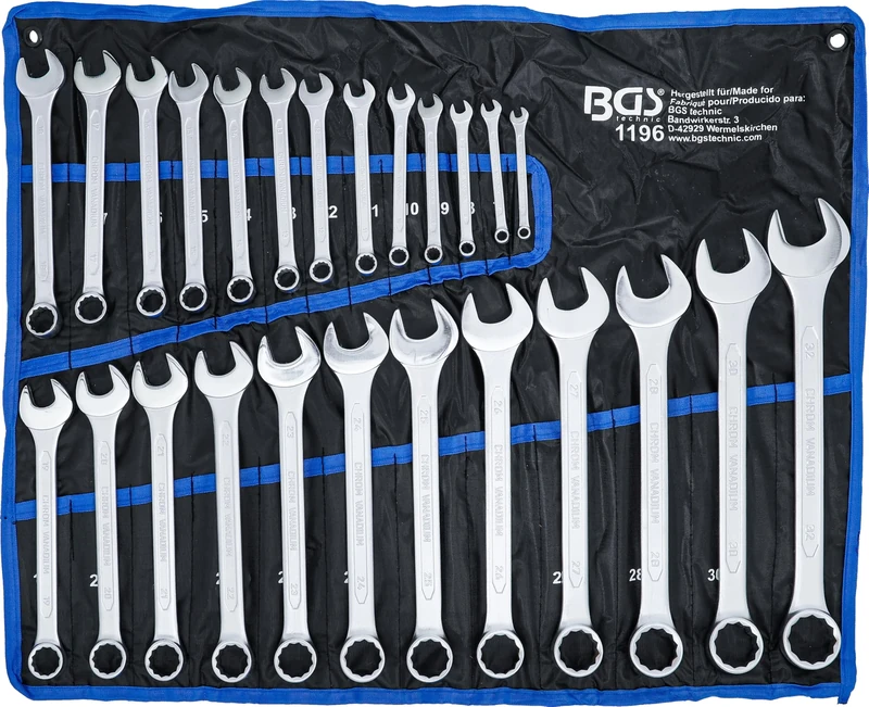 BGS 1196 | Combination Spanner Set | 6 - 32 mm | 25 pcs.
