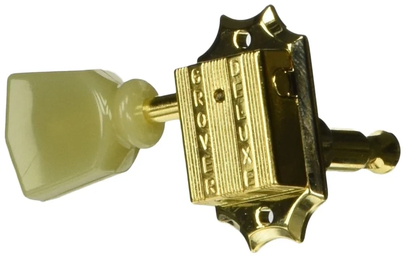 Grover 135G Vintage 3 per Side Machine Head, Gold
