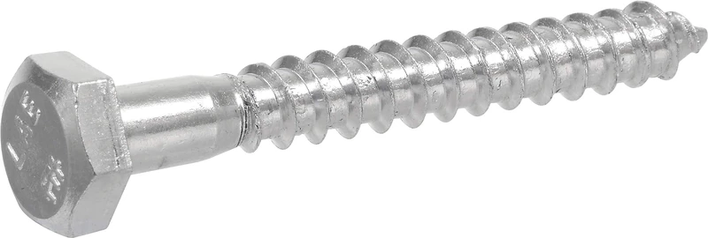 The Hillman Group 230125 Zinc Hex Lag Screw, 1/2" x 3", 50 Pieces - Image 1