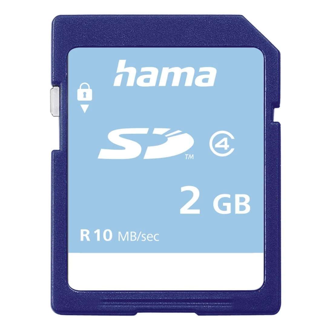 Hama SD Card | 2GB | Class 4 | 10mb/s | With Write Protection
