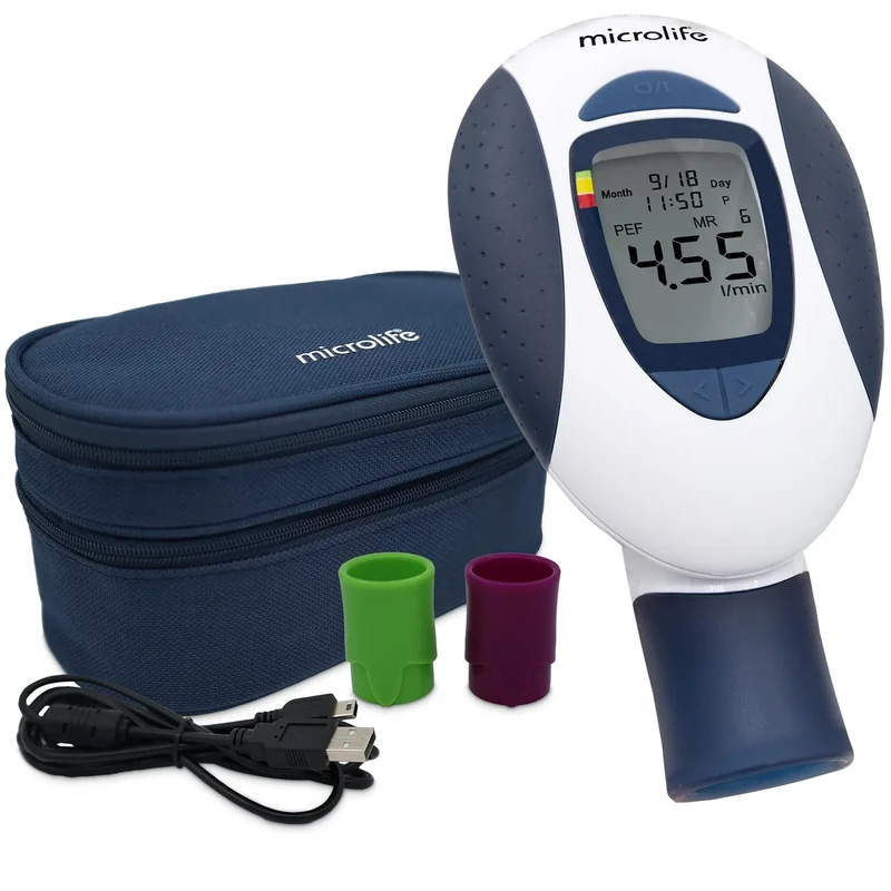 Microlife Pf-100 Microlife Peak Flow & Asthma Meter - Expiratory Flow Pef and Fev1 Measurement