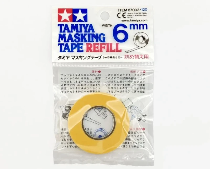 Tamiya Masking Tape 6mm Width (18m Length) Refill - Image 1