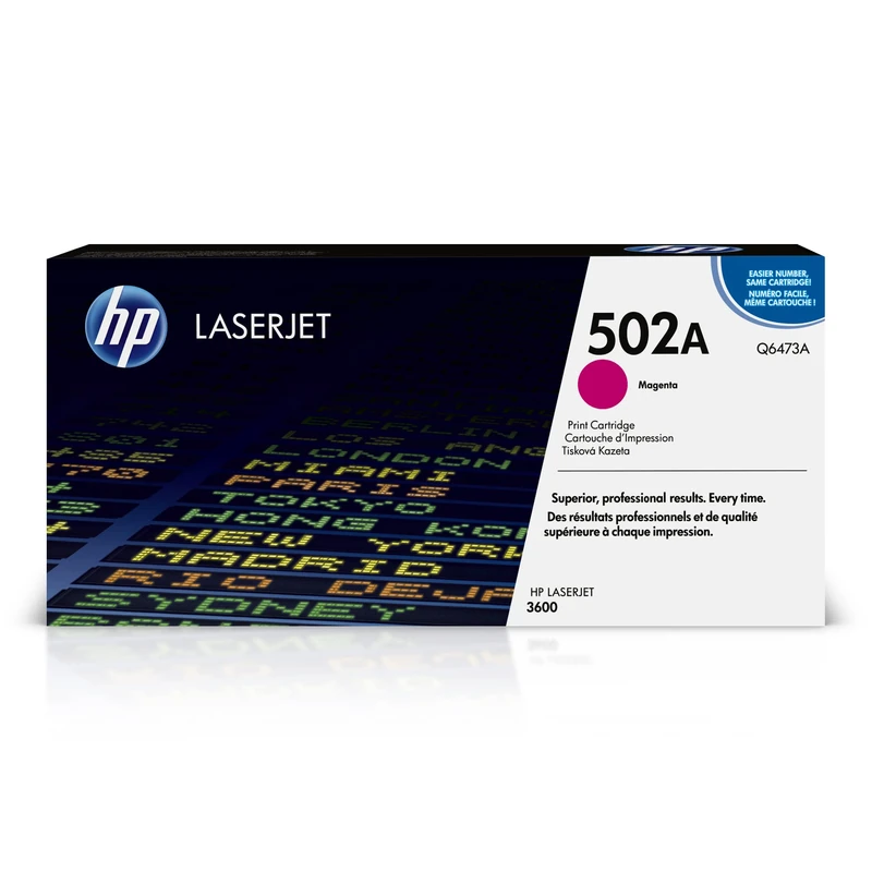 HP Q6473A 502A Original LaserJet Toner Cartridge, Magenta, Single Pack - Image 1
