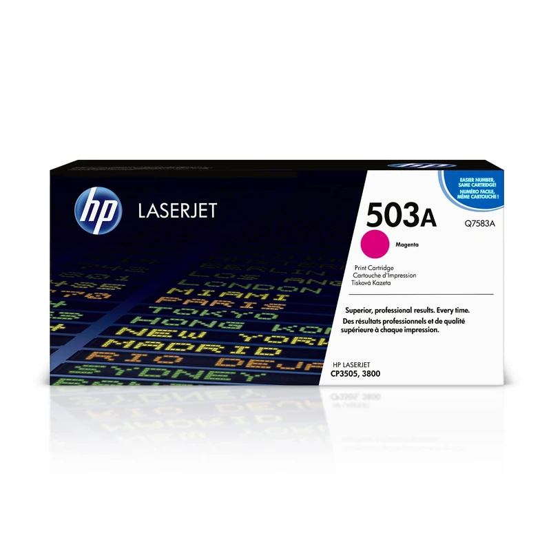 HP Q7583A 503A Original LaserJet Toner Cartridge, Magenta, Single Pack