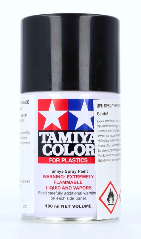 Tamiya TS-40 Spray Lacquer - Metal Black 100ml for Model Cars