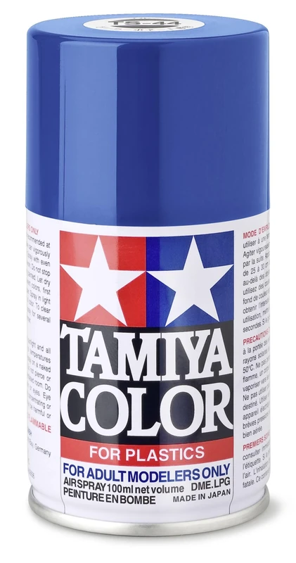 Tamiya TS-44 Brilliant Blue Spray Paint 100ml - Glossy Finish