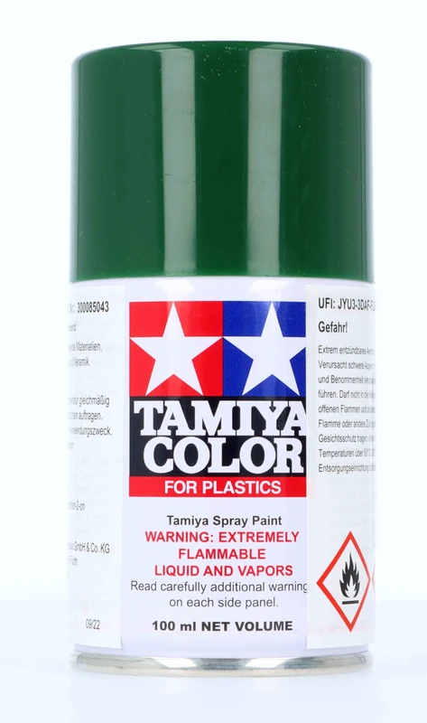 Tamiya TS-43 Racing Green Spray Paint 100ml - 1/24 Scale