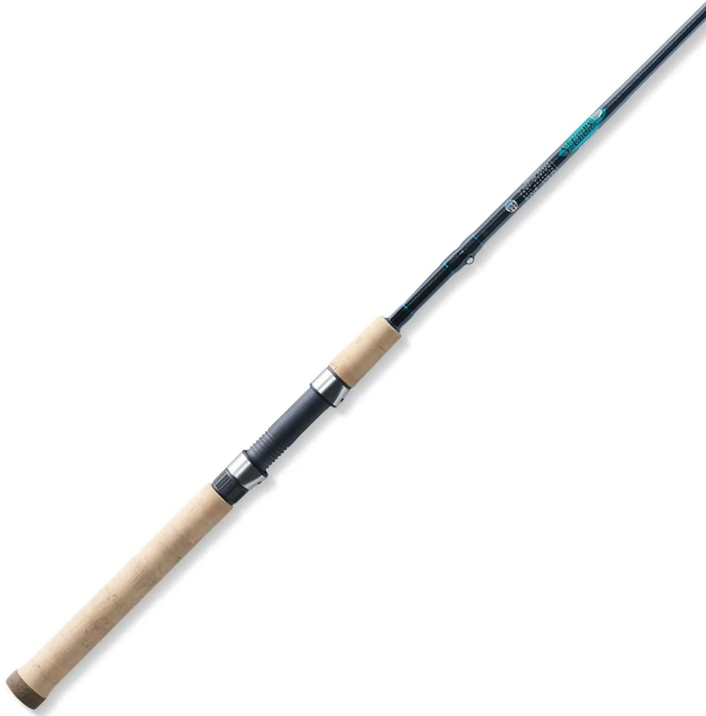 St. Croix Rods Premier Spinning Rod, Classic Black Pearl, 6'6"